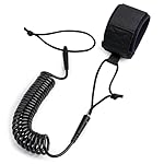 Abahub Premium Coil SUP Leash, 10 ft Coiled Paddle Board Leashes, 7.2mm Thick Legrope Strap for Longboard Surfboards, Stand-up Paddleboards, iSUP Replacement Leg Rope, 8 Colors…