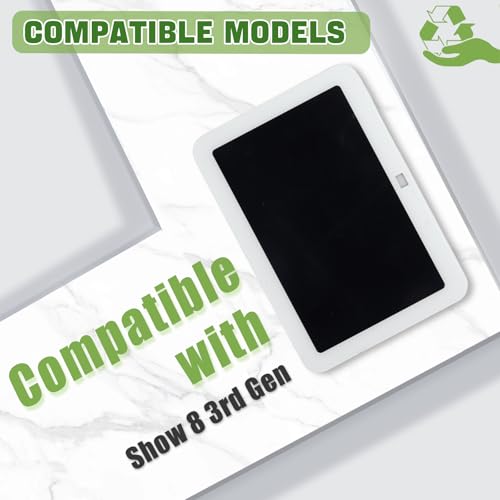 Image of 8.8'' New LCD Display Compatible with Echo Show 8 (3rd Gen) 2023 R85SD6 Touch Screen Digitizer Assembly Replacement with Upgraded Repair Tools Kit-White
