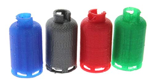 Treckerheld 4 Gasflaschen - 11kg 1:32 Modellbau
