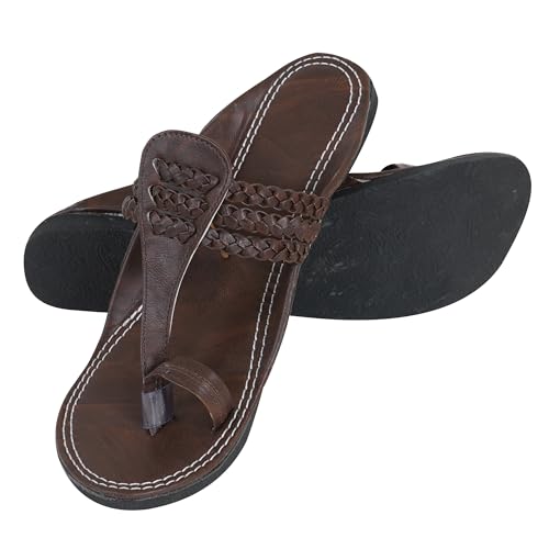 Image of DFR Ethnic Sandals For Boys Men, Comfortable Men's Rajasthani Slipper Chappals