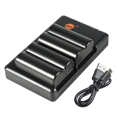 NP-FM500H (2 pezzi) Batteria di ricambio ricaricabile e doppio caricatore compatibile con Sony Alpha SLT-A57, SLT-A58, SLT-A65, SLT-A65V, SLT-A68, SLT-A77, SLT-A99, CLM-V55, npf caricabatterie ecc.