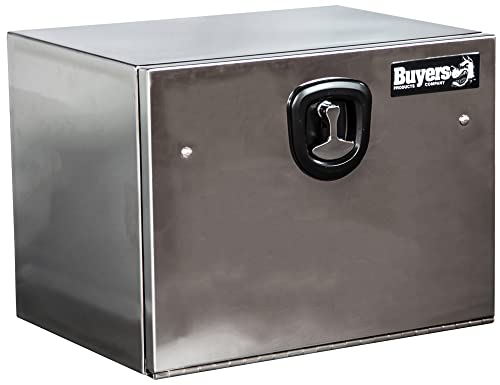 Image of Buyers Products 1702650 Polished Underbody Tool Box, 18 x 18 x 24 Inch
