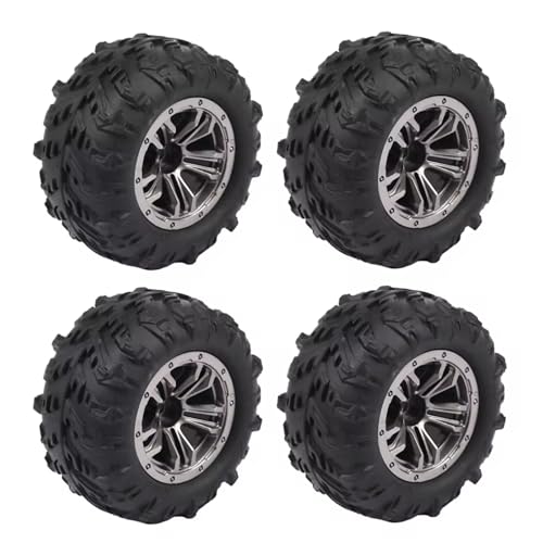 Pneus RC 80mm haute adhérence pour voiture 1/16 Xinlehong Q901 Q903