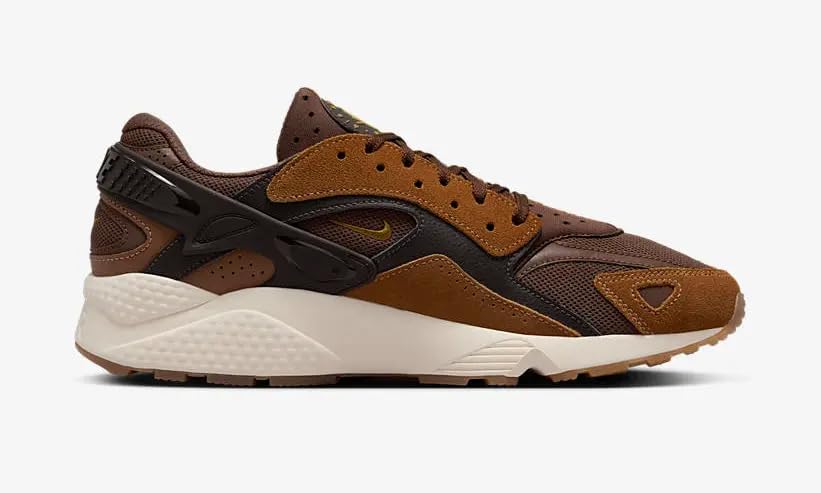 Nike Air Huarache Runner Men's Shoes (DZ3306-201, Cacao Wow/Light British Tan/Velvet Brown/Bronzine) Size 82