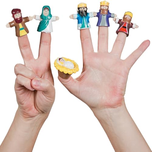 Fun Express - Nativity Finger Puppets (2dz) for...