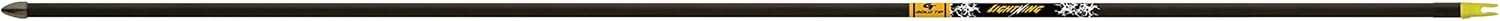 Gold Tip Youth Lightning Arrow Shafts (Pack of 12) , Black