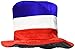 Out of the blue BB_V0000224 Chapeau Football en Peluche Drapeau français, Multicolore, Taille Unique