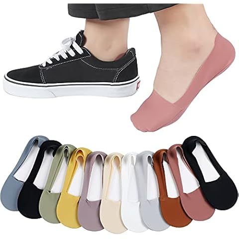 10 Pairs No Show Ice Silk Socks for Women and Men Cover