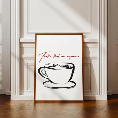 Affiche expresso 60x80 : fini les murs vides, optez pour une toile minimaliste chic et mignonne