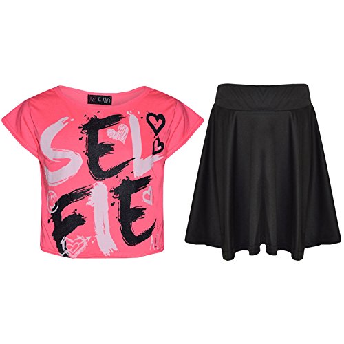 Camiseta de manga corta para niña ideal para el colegio y tardes de parque