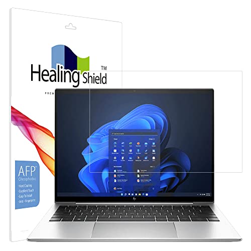 Healingshield XLV[tیtB Screen Protector Oleophobic AFP Clear Film Compatible with HP Elite Dragonfly G3