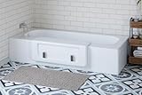 Quick Tub Full Convertible Accessibility Kit | Bath to Shower Conversion System for Senior Safety (Size: Narrow)