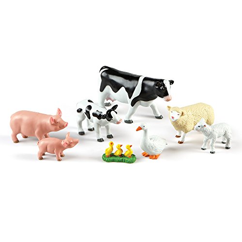 Animales de la granja Learning Resources figuras jumbo de mamás y crías para niños 2