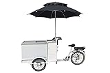 Elevate Your Vending Business with Electric Ice Cream Trike, 8 Hour Battery Life with 750W Motor, Portable Ice Cream Bike