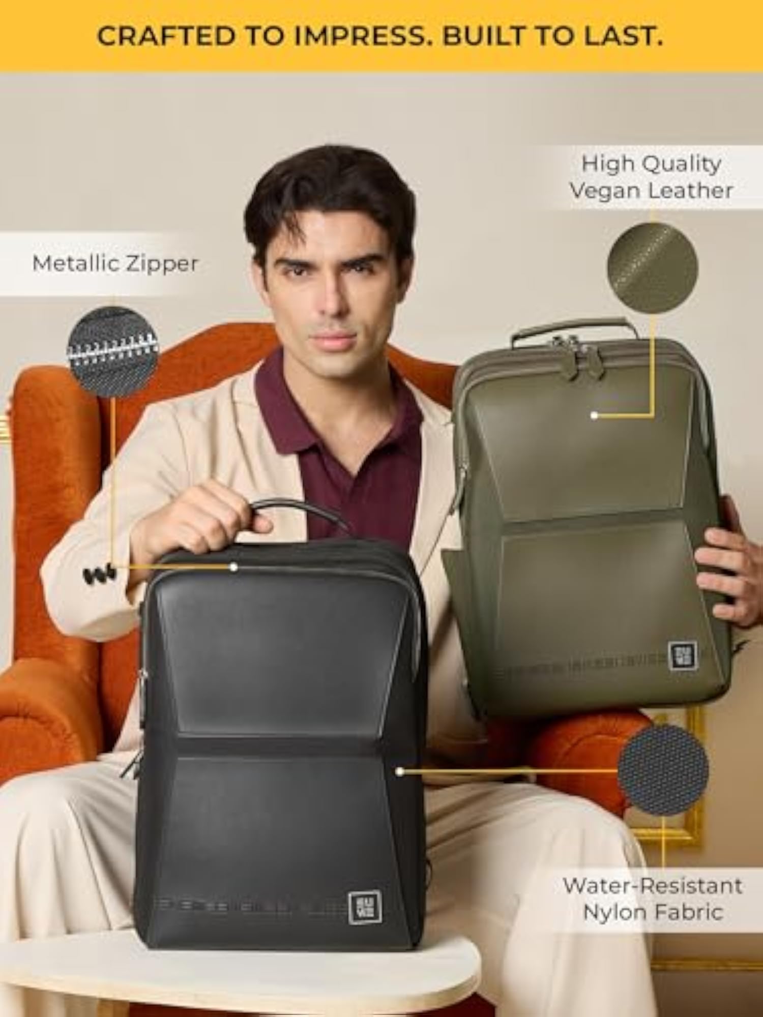 Premium 15.6 in Laptop Backpack for Men & Women