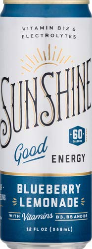 Sunshine Beverages, LLC Good Energy Drink, Blueberry Lemonade, 12 Fl Oz