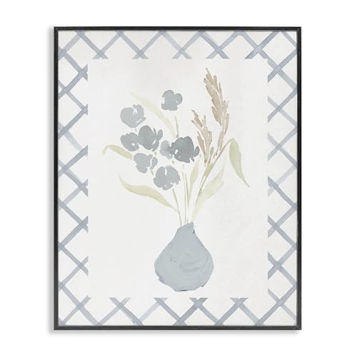 Stupell Industries '�~���[�g�u���[�A�i�u�[�P'�A�z����W�[�N���[�A�[�g�A�u���b�N�A40.5 x 60.8cm�A�|���₷�����A�č����ALucille Price