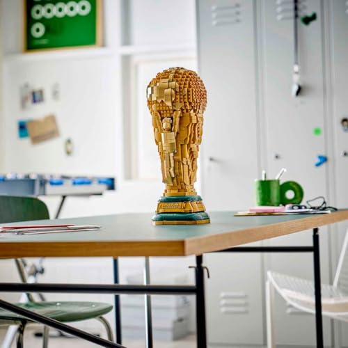 Image of LEGO Editions FIFA World Cup Official Trophy Replica - Kids' Soccer Decor Building Set - 43020
