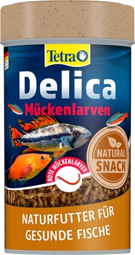 TetraDelica Bloodworms, Naturfutter für Zierfische, enthält zu 100%...