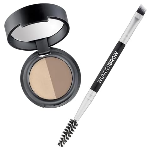 Soft Brow Define & Fill Powder Duo, Includes Dual Ended Brush, Vegan and Cruelty Free (Blonde) Cover
