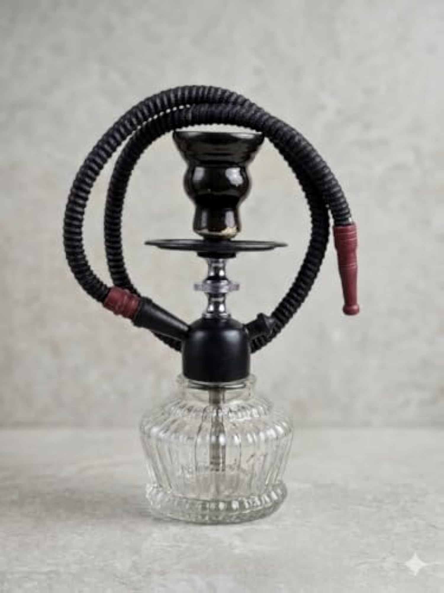 K Nation Mini Hookah Set with Glass Base