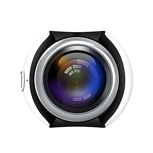 PIG-GIRL Action-Kamera, 16MP 360 Grad Panoramakamera WiFi 30M Unterwasserkamera mit wasserdichtem Gehäuse 0,96 Zoll LCD…