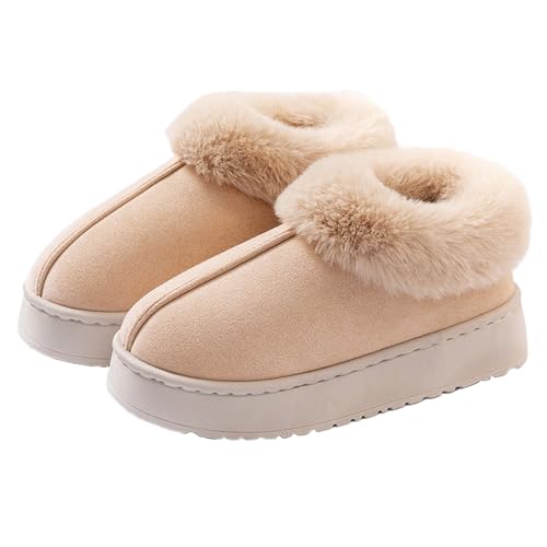 Chaussures chaudes pour l'extérieur et l'intérieur en fausse laine
