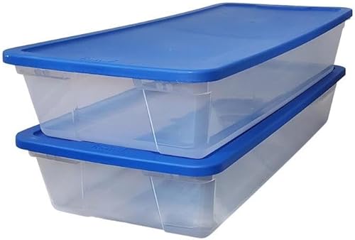 Miniatura 3 de HOMZ 3241CLBL.06 - Bolsa para debajo de la cama, 41 cuartos de galón, transparente