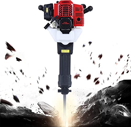 52CC Handzugstart-Abbruch-Hamme 2-Takt-Gas-Abbruchhammer für Beton, Ziegel, Steine, Bauarbeiten und mehr – Bild 3