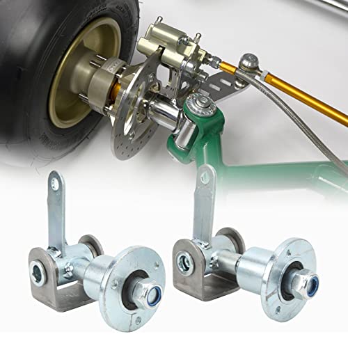 Kart-Spindel für Vordere Achsschenkel - 17 Mm 3-Loch-Vorderradnabenlagerflansch für 5-Zoll-Reifen, Quad, ATV, Go-Kart