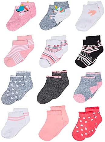 Cherokee Little Girls 12 Pack Shorty Socks