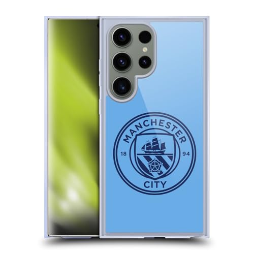Coque Samsung S24 Ultra MagSafe Manchester City FC en gel noir obsidienne