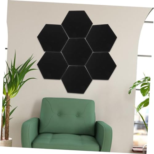 Mikinona 8pcs Paneles Acústicos de Fieltro Absorbentes de Sonido para Reducción de Ruido en Estudios, Oficinas y Hogares miniatura 3