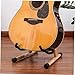 VICASKY Wooden Guitar Stand Display Holder for Electric and Acoustic Guitars Design for Natural Wood Finish Stable Support for All Instruments