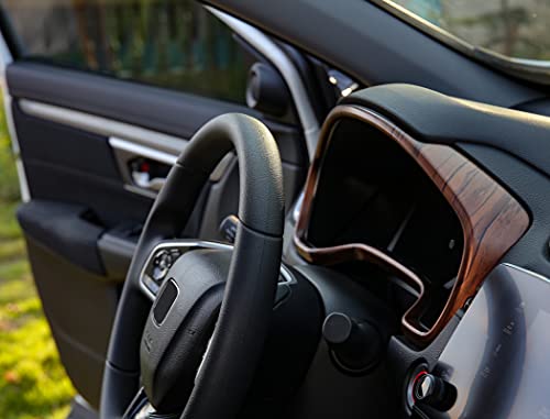 Thenice For Crv Dash Board Instrument Panel Dial Dashboard Trim Cover Frame Peach Wood Grain Interior Decoration Moulding Accessories For Honda Cr-V 2017 2018 2019 2020 2021 #TOP3