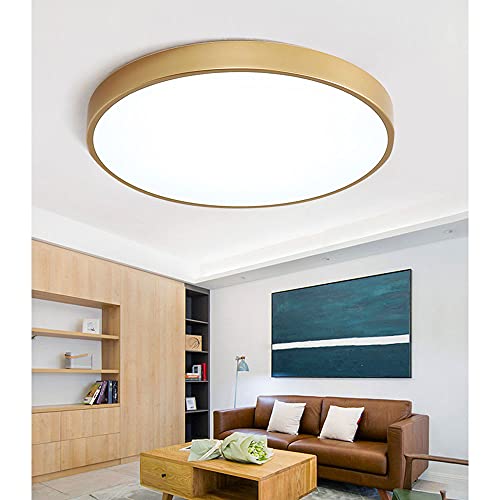 Plafonnier à intensité variable mince de 20W pour un salon géométrique - 4