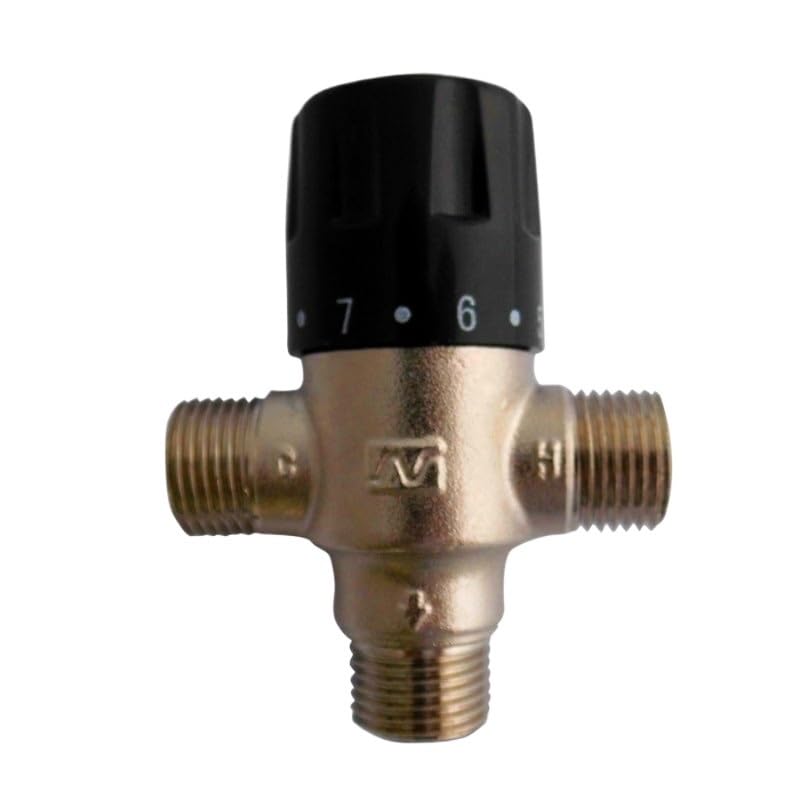 Vanne de mélange thermostatique solaire DN20 laiton chaudière chauffage sol