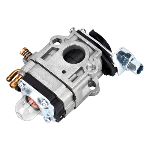 Queta Vergaser für Motorsense 52 cc 49 cc 43 cc, Carbu-Set mit Dichtung, Schlauch, Zündkerze und Benzinfilter