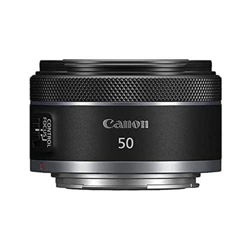 Canon RF50mm F1.8 STM Lens, Fixed Focal Length Prime Lens, Compatible with EOS R Series Mirrorless Cameras, Black