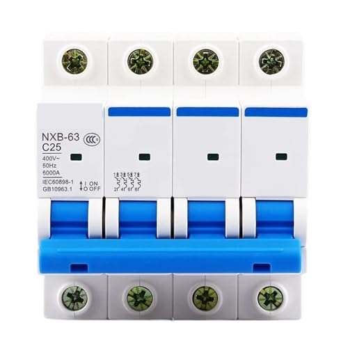 Disjoncteur miniature NXB-63 triphasé 400V courbe C pour protection circuit