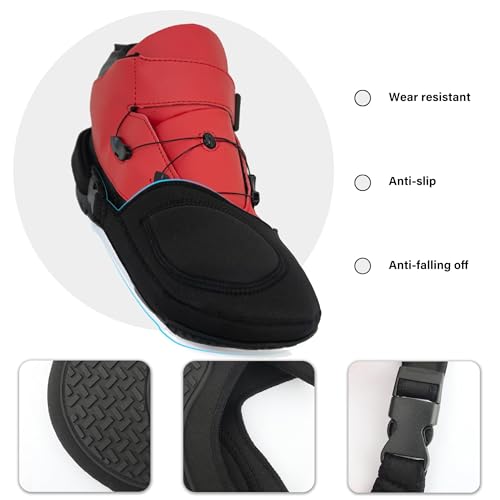 Image of Bike Gear Shifting Protector, Shoe Protector for Bike Gear, Gear Shifter Shoe Protector Rider Bike, Motorcycle Shoe Guard for Daily Commuting and Long-Distance Riding, Black Color Single Piece