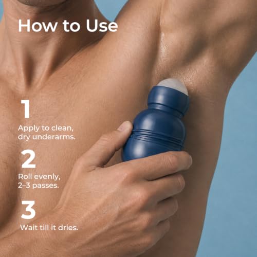 Image of Hula Hoop Keep it Chill Underarm Roll-On by Foxtale | 48-hour odour control | Long lasting Sweat control | With Panthenol & Allantoin | Aqua Fragrance | 40 ml | For Men