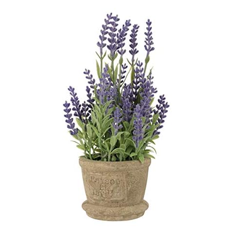 Artificial Lavender Plant in Pot Potted Fake Faux Plants Lifelike Flower Greenery for Wedding Tabletop Centerpiece Office Room Decoration Cover