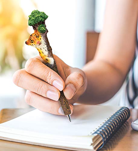 Planet Pens Leopard Novelty Pen - Cute Fun & Unique Kids & Adults Office Supplies Ballpoint Pen, Colorful Zoo Animal Writing Pen Instrument For School & Office #TOP7