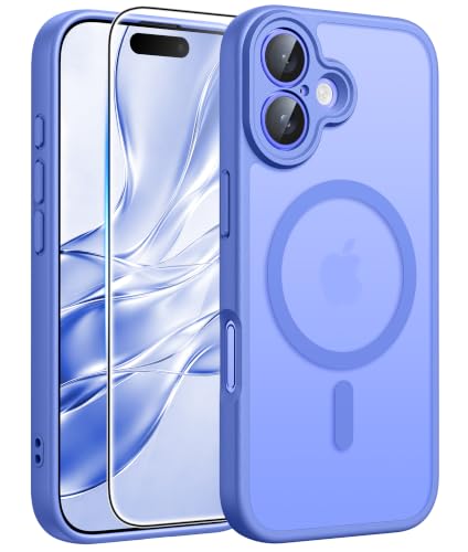 Image of FNTCASE for iPhone 16 Plus Case Ultramarine: Compatible with MagSafe