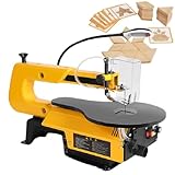 【Modello Standard】: Il modello standard eroga 150 W di potenza con una gamma di velocità di 400-1600 giri/min, rendendolo la scelta ideale per principianti e utenti occasionali. Il traforo include caratteristiche essenziali come il controllo della velocità variabile e un tavolo inclinabile, perfetto per l'esecuzione precisa e senza sforzo di lavori di traforo di base, modellatura fai da te e progetti artigianali
