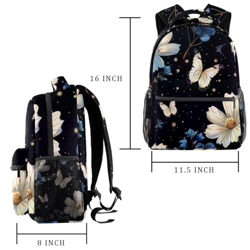 Sac à dos d'école fleuri pour la rentrée des classes et les sorties - 2