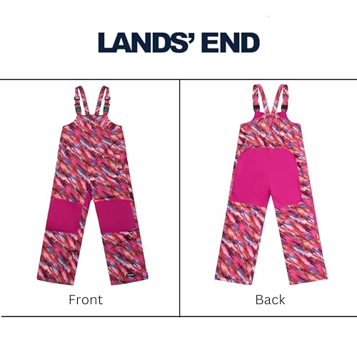 Image of Lands' End Boys Squall Waterproof Iron Knee Bib Snow Pants