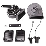 AOLIHAN Car Horn Compatible with Toyota, 12V Waterproof Snail Horn Train Horn Kit for Car (Horn with...