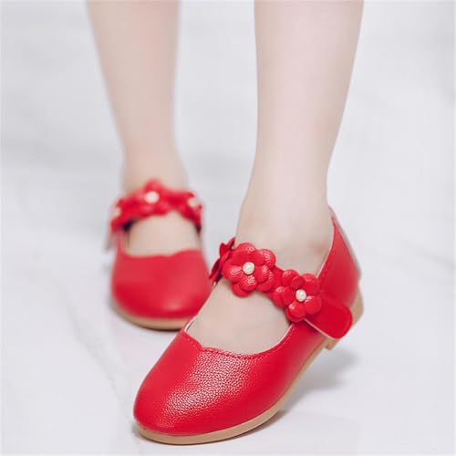 Toddler Little Girls Flat Oxfords Shoes Flower Girls Performance Shoes Princess Soft Sole Mary Jane2